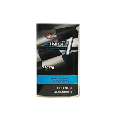 Finish 1 EURO CLEARCOAT - NATIONAL RULE, 5 Liter FC770LN